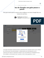 Tutorial de Sites Do Google - Um Guia Passo A Passo - PT