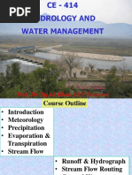 1 CE 414 Hydrology Introduction