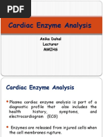 Cardiac Enzyme Analysis: Anika Dahal Lecturer Mmihs