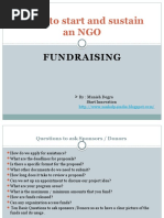 Tools To Start and Sustain An NGO