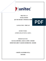 Informe Grupo #2 de Fisica II - Ley de Hooke, Trabajo de Pendulo