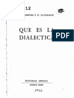 LEFEBVRE, H. & GUTERMAN, N. - Qué Es La Dialéctica (OCR) (Por Ganz1912)