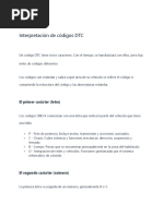 2 Interpretación de Códigos DTC