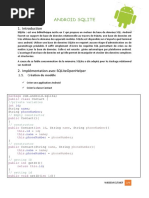 Android Sqlite