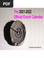 The 2021-2022 Official Enoch Calendar