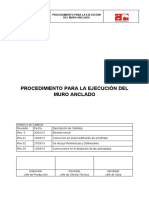 06-CA-CP-PC-02 - Procedimiento para La Ejecución de Muro Anclado REV03