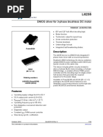 DMOS Driver For 3-Phase Brushless DC Motor: Description