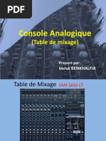 Console Analogique