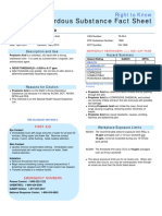 Hazardous Substance Fact Sheet: Right To Know