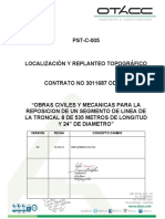 5 PST-C-005 Localización y Replanteo Topografico V0