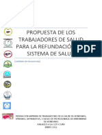 Propuesta de Los Trabajadores de Salud para La Refundación Del Sistema de Salud PDF