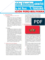 Confederación Perú Boliviana para Tercer Grado de Secundaria