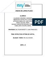 Estructura Óptima de Capital - Monografía