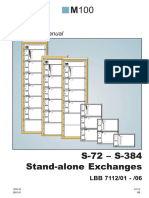 S-72 - S-384 Stand-Alone Exchanges: Installation Manual