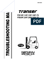 Nichiyu Forklift FB10 30P 75 FB 75 Troubleshooting Manual 1 1