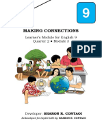 Making Connections: Learner's Module For English 9 Quarter 2 Module 3