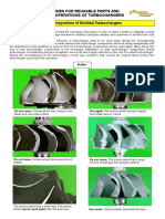 Guidelines For Reusable Parts and Salvage Operations of Turbochargers Visual Inspection of Divided Turbochargers