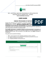 OneSEC Processing of eSPARC User Guide