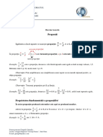 Proportii - Breviar Teoretic Fisa de Lucru