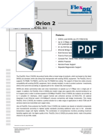 Flexdsl Orion 2: TDM Based SHDSL - Bis