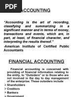 Accounting: - American Institute of Certified Public Accountants