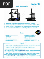 Ender 3. Guía Del Usuario Esq