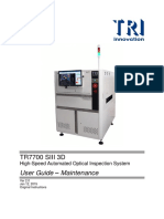 TR7700 SIII 3D: User Guide - Maintenance