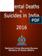 Adsi 2016 Full Report 2016 Accidental Deaths & Suicides in India (ADSI) - 2016