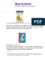 Libros de Lectura para Primaria y Eso