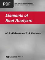 Elements of Real Analysis (M.a. Al-Gwaiz - S.A. Elsanousi)