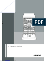 SIEMENS SN56T592GB Operating Instructions Manual