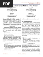 Strength Analysis of Stabilized Mud Blocks IJERTCONV9IS01010