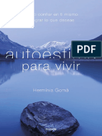 Autoestima para Vivir - Cómo Confiar en Ti Mismo y Lograr Lo Que Deseas - Herminia Goma Quintilla