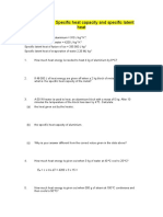 Worksheeet Specific Heat Capacity and Latent Heat