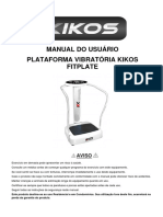 Plataforma Vibratoria Kikos Fitplate Branca 110v Manual