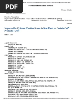 SM M0108515-00 Improved In-Cylinder Position Sensor Is Now Used On Certain Cat® Products 25jun19