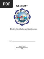 Tvl-Ia-Eim 11: Electrical Installation and Maintenance