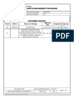 PRO-103-01 Waste Management Procedure