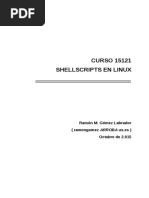 Curso 15121 Shellscripts en Linux