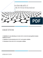 Práctica 1: Macrografía Y Micrografía de Juntas Soldadas