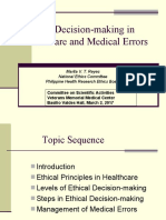 Ethical Decision-Making in Healthcare and Medical Errors