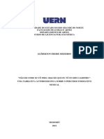 Não Sei Onde Eu Tô Indo, Mas Sei Que Tô No Meu Caminho - Uma Narrativa Autobiográfica Sobre o Percurso Formativo Musical. UERN - DART - FALA - TCC, 2021.