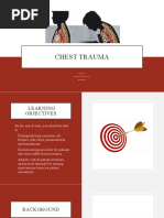 Chest Trauma: Nursing 410 Western Carolina University BSN Program