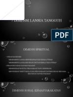 7 Dimensi Lansia Tangguh