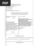 Ex Parte Application 05-11-11