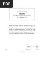 GPU Programming EE 4702-1 Take-Home Pre-Final Examination