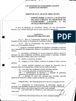 Lei 031.11 - Zoneamento, Uso e Ocupação Do Solo