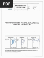 Pro-Est-001 v1 Identificación de Peligros y Evaluación de Riesgos Rev.01