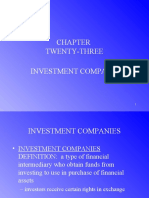 Twenty-Three Investment Companies