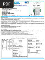 Remote I/O Module 4 Channel RTD Input On RS-485 Network: Datexel@datexel - It WWW - Datexel.it